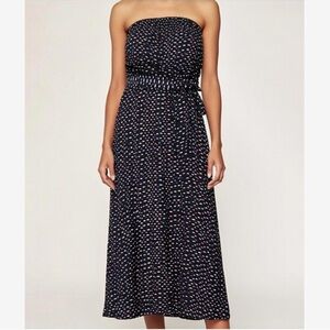 SMART SET Geo Print Convertible Maxi Dress